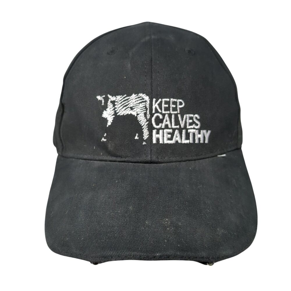 Keep Calves Healthy Strapback Hat Black One Size Led Light Powercap